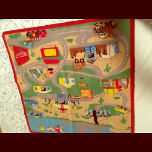 Lightning McQueen Car Rug